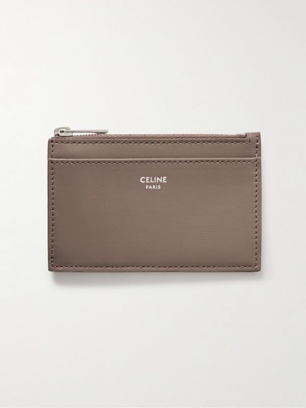 Logo-Print Leather Cardholder Logo-Print Leather Cardholder