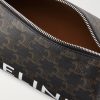 Triomphe Leather-Trimmed Monogrammed Coated-Canvas Messenger Bag - E1 Triomphe Leather-Trimmed Monogrammed Coated-Canvas Messenger Bag - E1