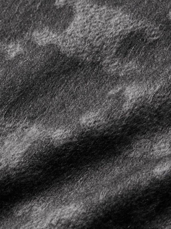 Triomphe Fringed Monogrammed Jacquard-Knit Cashmere Scarf - CU