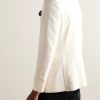 Shawl-Collar Satin-Trimmed Silk Tuxedo Jacket - BK Shawl-Collar Satin-Trimmed Silk Tuxedo Jacket - BK