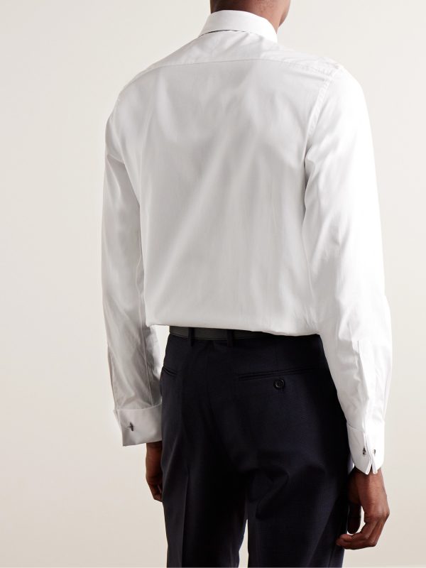 Trofeo™ Cotton and Silk-Blend Poplin Shirt - BK Trofeo™ Cotton and Silk-Blend Poplin Shirt - BK