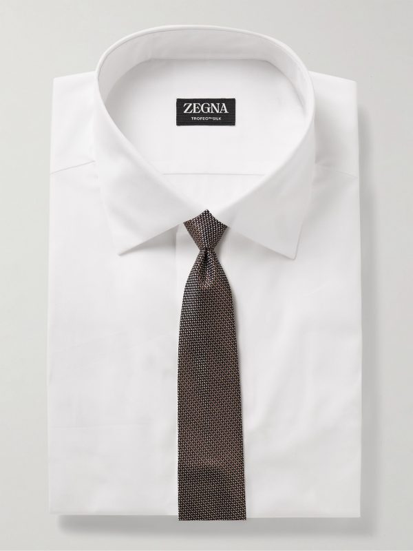 Trofeo™ Cotton and Silk-Blend Poplin Shirt - E1 Trofeo™ Cotton and Silk-Blend Poplin Shirt - E1