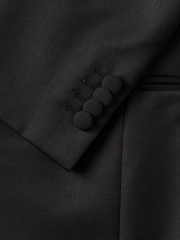 Slim-Fit Satin-Trimmed Wool and Mohair-Blend Tuxedo Jacket - CU Slim-Fit Satin-Trimmed Wool and Mohair-Blend Tuxedo Jacket - CU