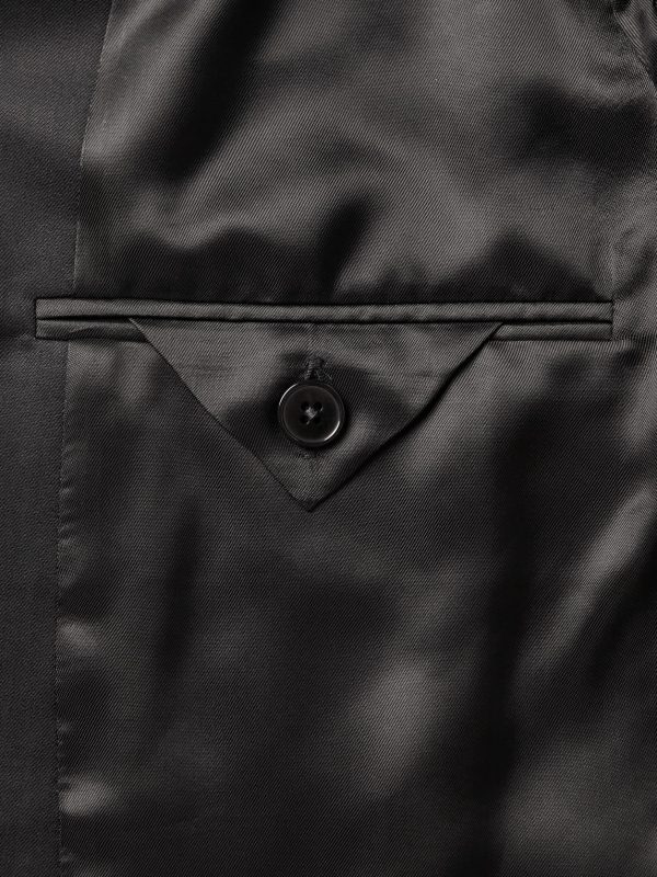 Slim-Fit Satin-Trimmed Wool and Mohair-Blend Tuxedo Jacket - E2 Slim-Fit Satin-Trimmed Wool and Mohair-Blend Tuxedo Jacket - E2