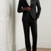 Slim-Fit Satin-Trimmed Wool and Mohair-Blend Tuxedo Jacket - OU Slim-Fit Satin-Trimmed Wool and Mohair-Blend Tuxedo Jacket - OU