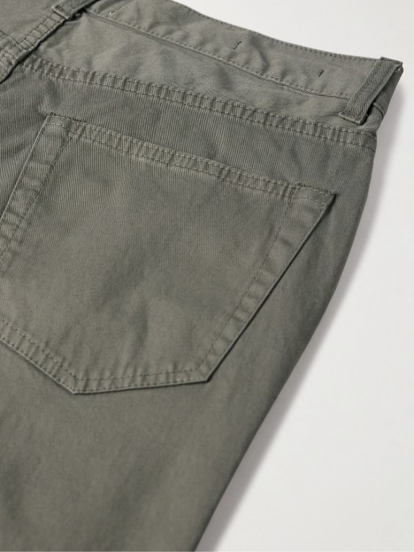 Straight-Leg Stretch-Cotton Twill Trousers - CU Straight-Leg Stretch-Cotton Twill Trousers - CU
