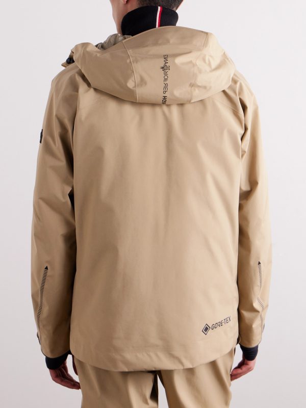 Montgirod Logo-Print GORE-TEX® Hooded Down Ski Jacket - BK Montgirod Logo-Print GORE-TEX® Hooded Down Ski Jacket - BK