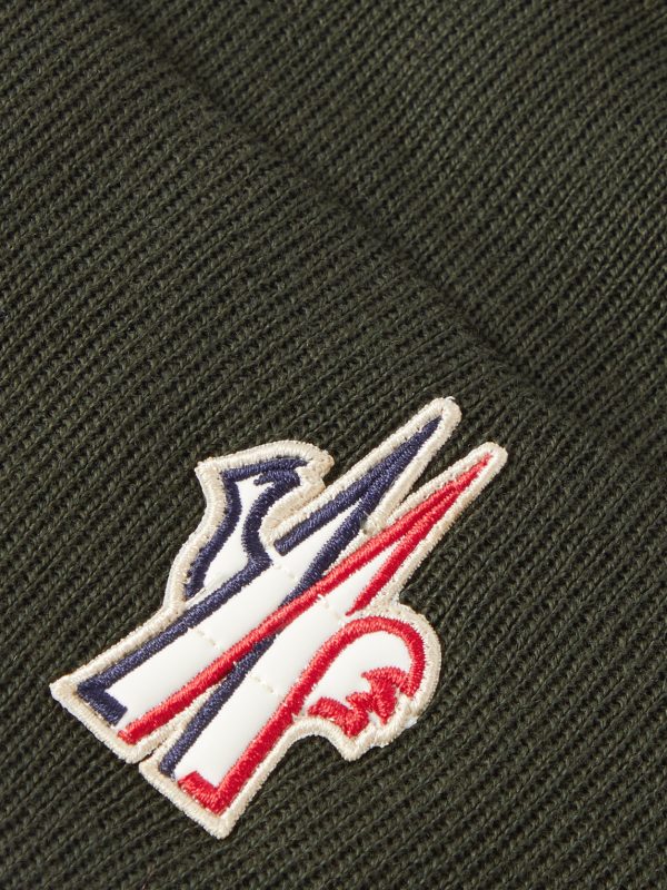 Logo-Appliquéd Ribbed Wool Beanie - CU Logo-Appliquéd Ribbed Wool Beanie - CU