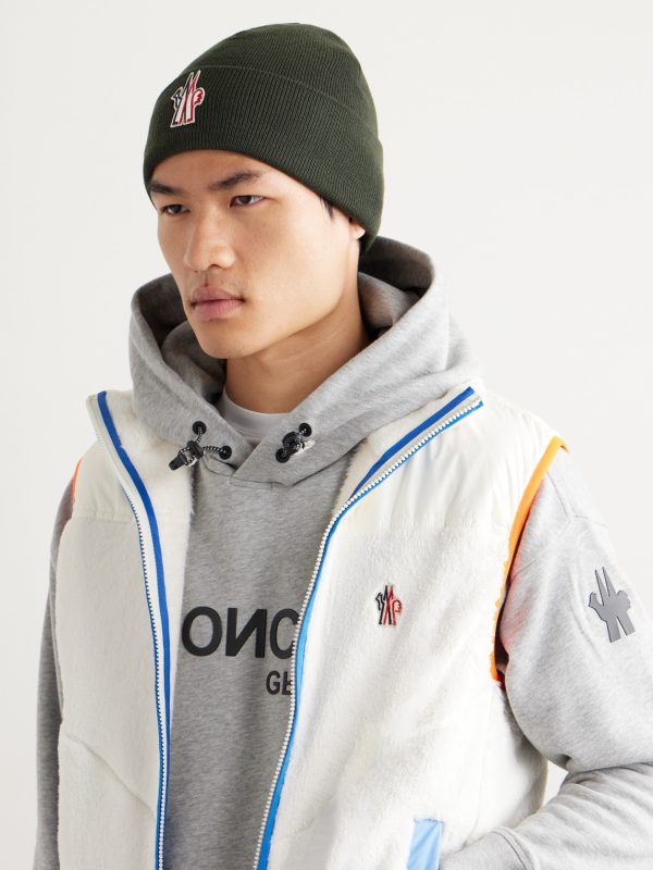 Logo-Appliquéd Ribbed Wool Beanie - OU Logo-Appliquéd Ribbed Wool Beanie - OU