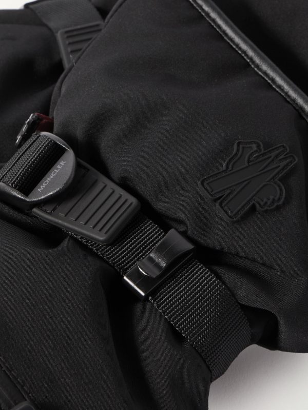 Logo-Appliquéd Leather-Trimmed Ski Gloves - CU
