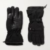 Logo-Appliquéd Leather-Trimmed Ski Gloves