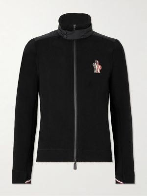 Shell-Trimmed Fleece Ski Jacket