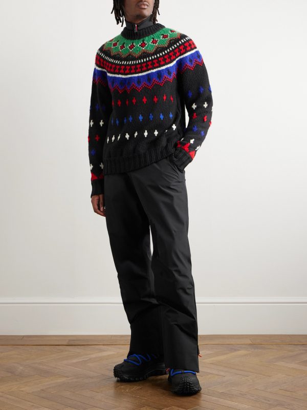 Wool-Blend Jacquard Sweater - OU