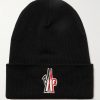 Logo-Appliquéd Ribbed Wool Beanie Logo-Appliquéd Ribbed Wool Beanie