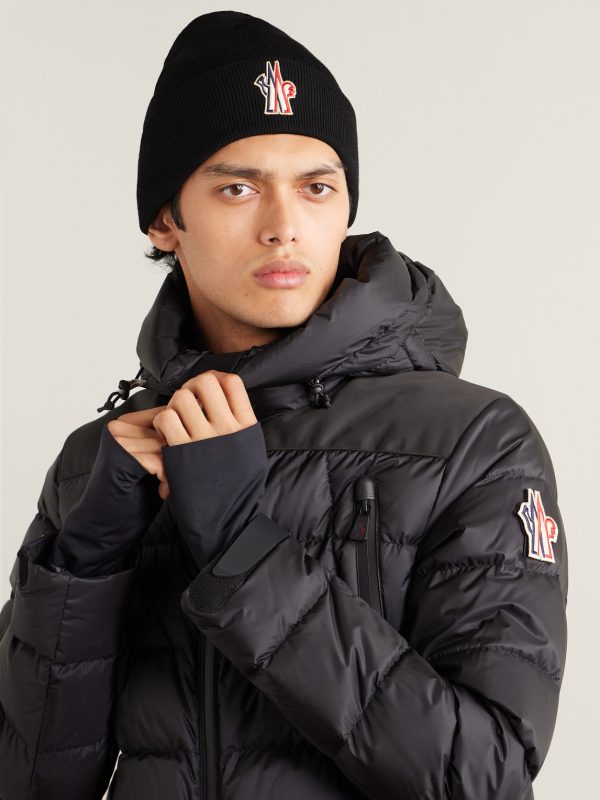 Logo-Appliquéd Ribbed Wool Beanie - OU Logo-Appliquéd Ribbed Wool Beanie - OU