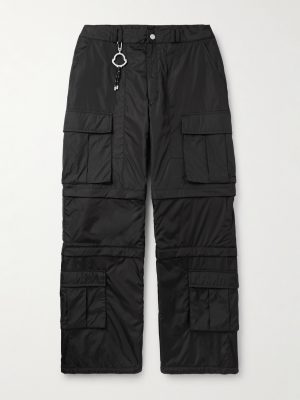 + Pharrell Williams Straight-Leg Convertible Padded Shell Trousers