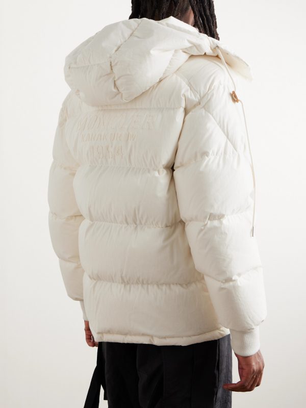Karakorum Cotton Hooded Down Jacket - BK