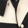 Jack Teddy Leather-Trimmed Wool-Blend Varsity Jacket - CU