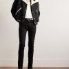 Jack Teddy Leather-Trimmed Wool-Blend Varsity Jacket - OU