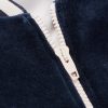 Striped Logo-Embroidered Cotton-Blend Velour Varsity Jacket - CU Striped Logo-Embroidered Cotton-Blend Velour Varsity Jacket - CU