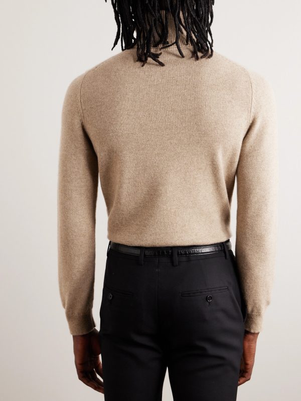 Slim-Fit Cashmere Rollneck Sweater - BK