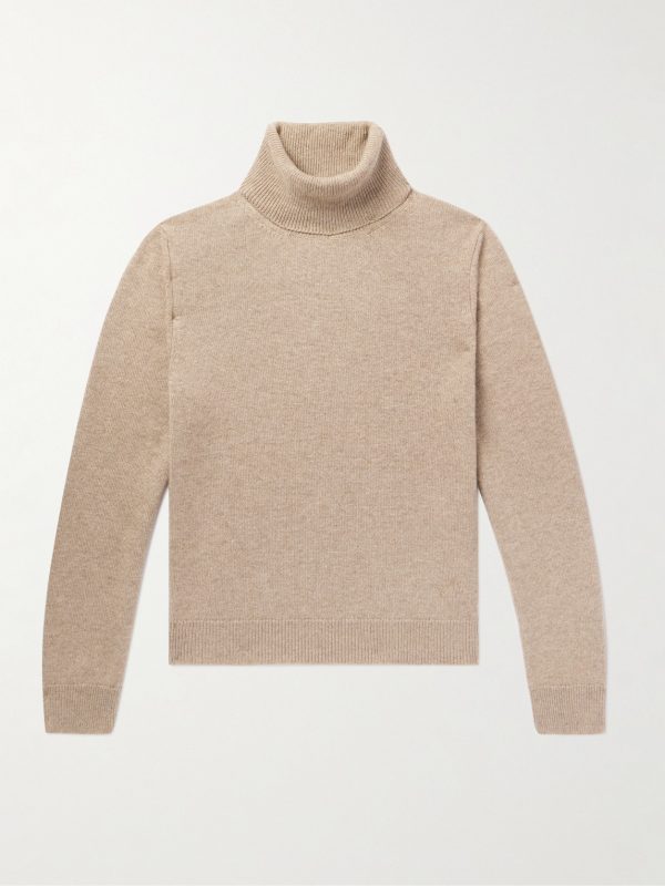 Slim-Fit Cashmere Rollneck Sweater