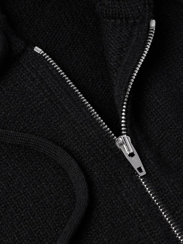 Logo-Embroidered Knitted Wool and Cashmere-Blend Hoodie - CU Logo-Embroidered Knitted Wool and Cashmere-Blend Hoodie - CU