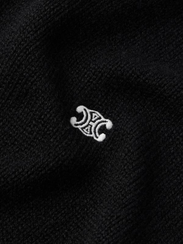 Logo-Embroidered Knitted Wool and Cashmere-Blend Hoodie - E1 Logo-Embroidered Knitted Wool and Cashmere-Blend Hoodie - E1