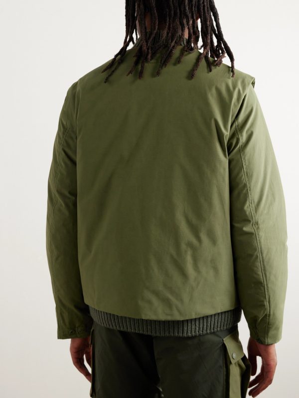 + Pharrell Williams Convertible Cotton-Blend Shell Down Jacket - BK