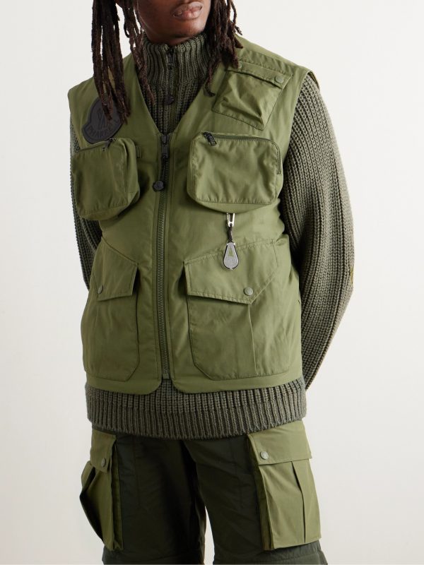 + Pharrell Williams Convertible Cotton-Blend Shell Down Jacket - E2