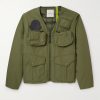 + Pharrell Williams Convertible Cotton-Blend Shell Down Jacket