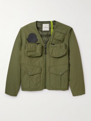 + Pharrell Williams Convertible Cotton-Blend Shell Down Jacket