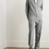 + Palm Angels Straight-Leg Logo-Appliquéd Striped Velour Track Pants - OU