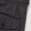 Straight-Leg Pinstriped Cotton Trousers - CU Straight-Leg Pinstriped Cotton Trousers - CU