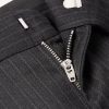 Straight-Leg Pinstriped Cotton Trousers - E1 Straight-Leg Pinstriped Cotton Trousers - E1