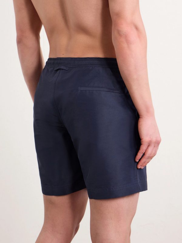 Bulldog Straight-Leg Mid-Length Swim Shorts - BK Bulldog Straight-Leg Mid-Length Swim Shorts - BK