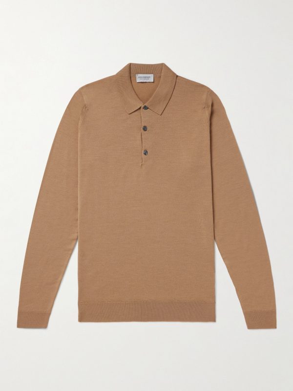 Belper Slim-Fit Merino Wool Polo Shirt Belper Slim-Fit Merino Wool Polo Shirt