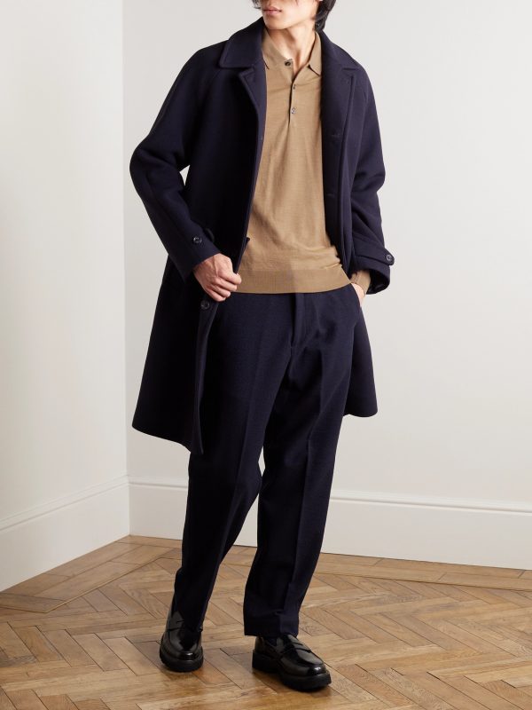 Belper Slim-Fit Merino Wool Polo Shirt - OU Belper Slim-Fit Merino Wool Polo Shirt - OU