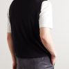 Hadfield Merino Wool Sweater Vest - BK Hadfield Merino Wool Sweater Vest - BK