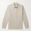 Alex Lyocell and Cotton-Blend Shirt