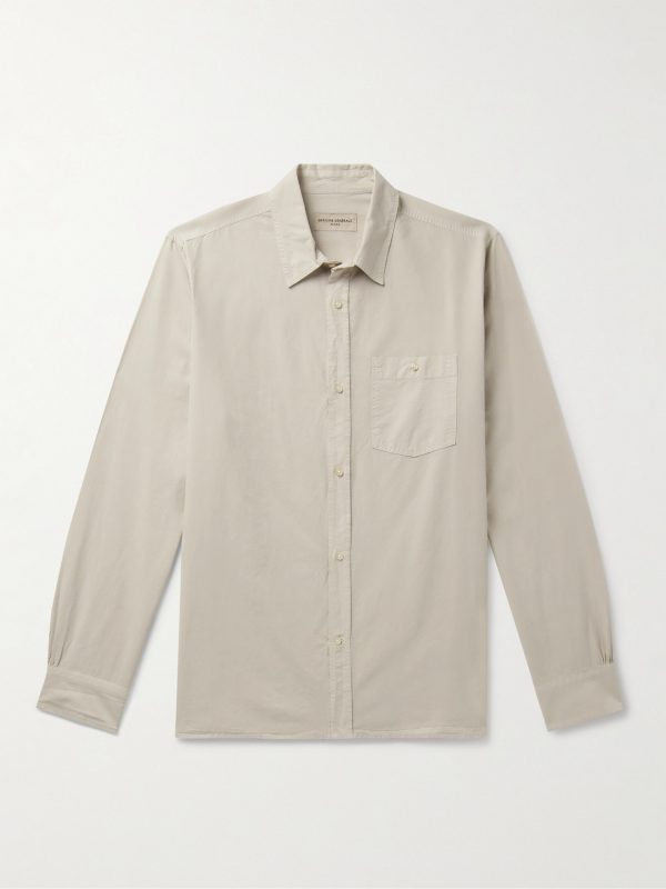 Alex Lyocell and Cotton-Blend Shirt