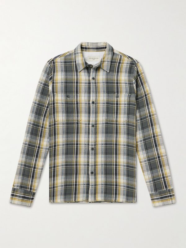 Ahmad Checked Cotton-Twill Shirt