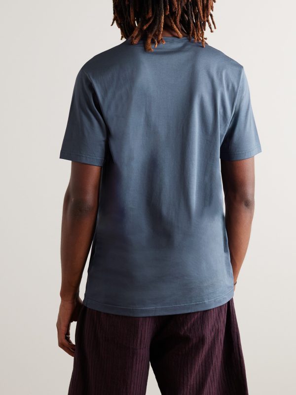 Slim-Fit Cotton-Jersey T-Shirt - BK Slim-Fit Cotton-Jersey T-Shirt - BK