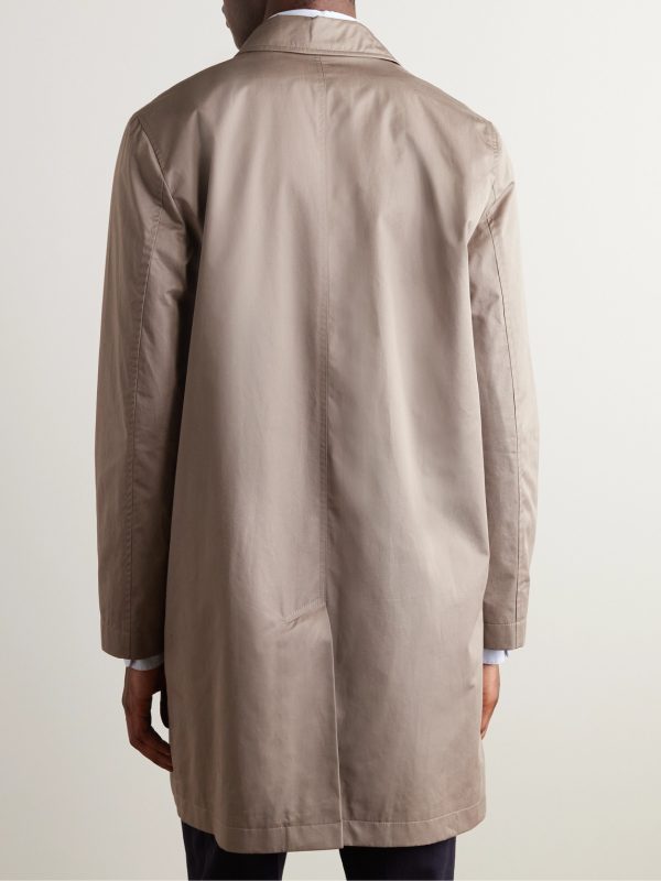 Cotton-Shell Raincoat - BK Cotton-Shell Raincoat - BK