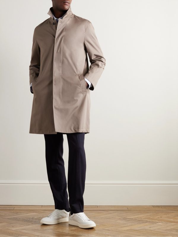 Cotton-Shell Raincoat - OU Cotton-Shell Raincoat - OU