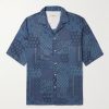 Eren Camp-Collar Bandana-Print Cotton-Poplin Shirt Eren Camp-Collar Bandana-Print Cotton-Poplin Shirt