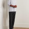 Slim-Fit Straight-Leg Cotton-Blend Corduroy Trousers - OU Slim-Fit Straight-Leg Cotton-Blend Corduroy Trousers - OU