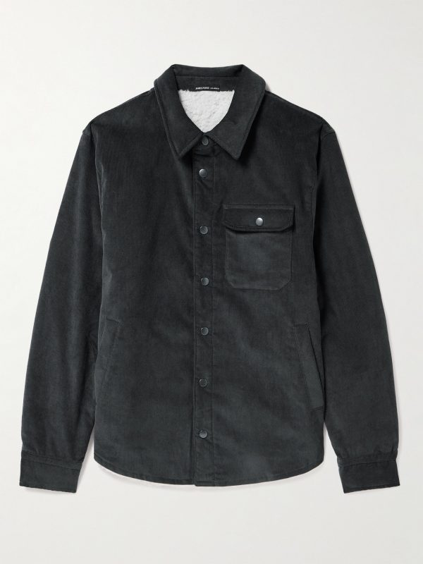 Fleece-Lined Cotton-Blend Corduroy Jacket Fleece-Lined Cotton-Blend Corduroy Jacket