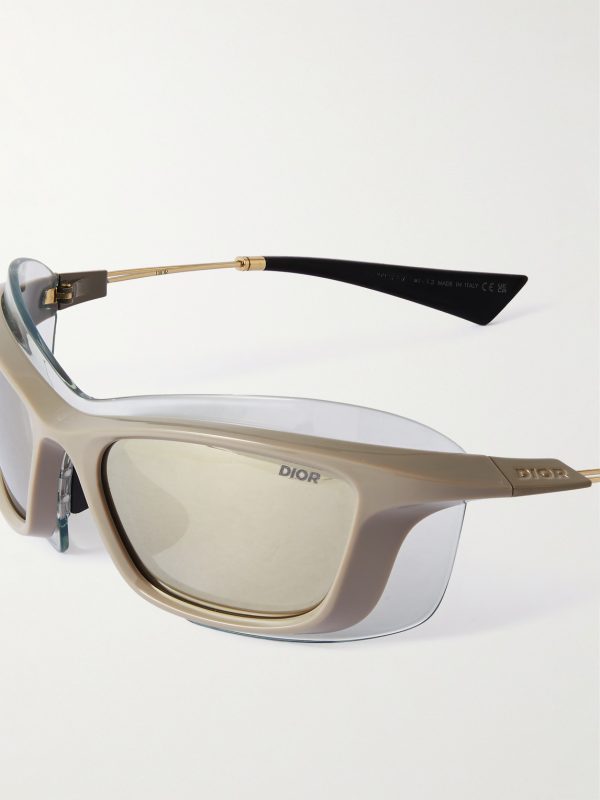 DiorXplorer S1U Acetate Wrap-Around Sunglasses - CU DiorXplorer S1U Acetate Wrap-Around Sunglasses - CU