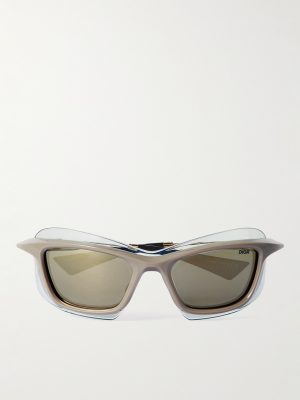 DiorXplorer S1U Acetate Wrap-Around Sunglasses DiorXplorer S1U Acetate Wrap-Around Sunglasses